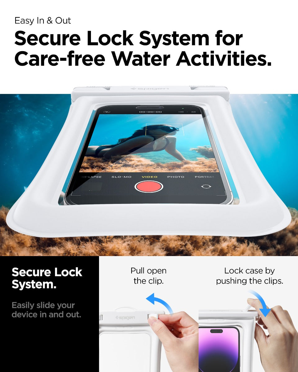 Vodotěsné plovoucí pouzdro Spigen Aqua Shield A610 - bílé - iSTYLE CZ