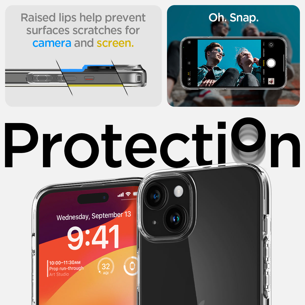 Kryt pro iPhone 15 Plus Spigen Crystal Flex - průhledný - iSTYLE CZ