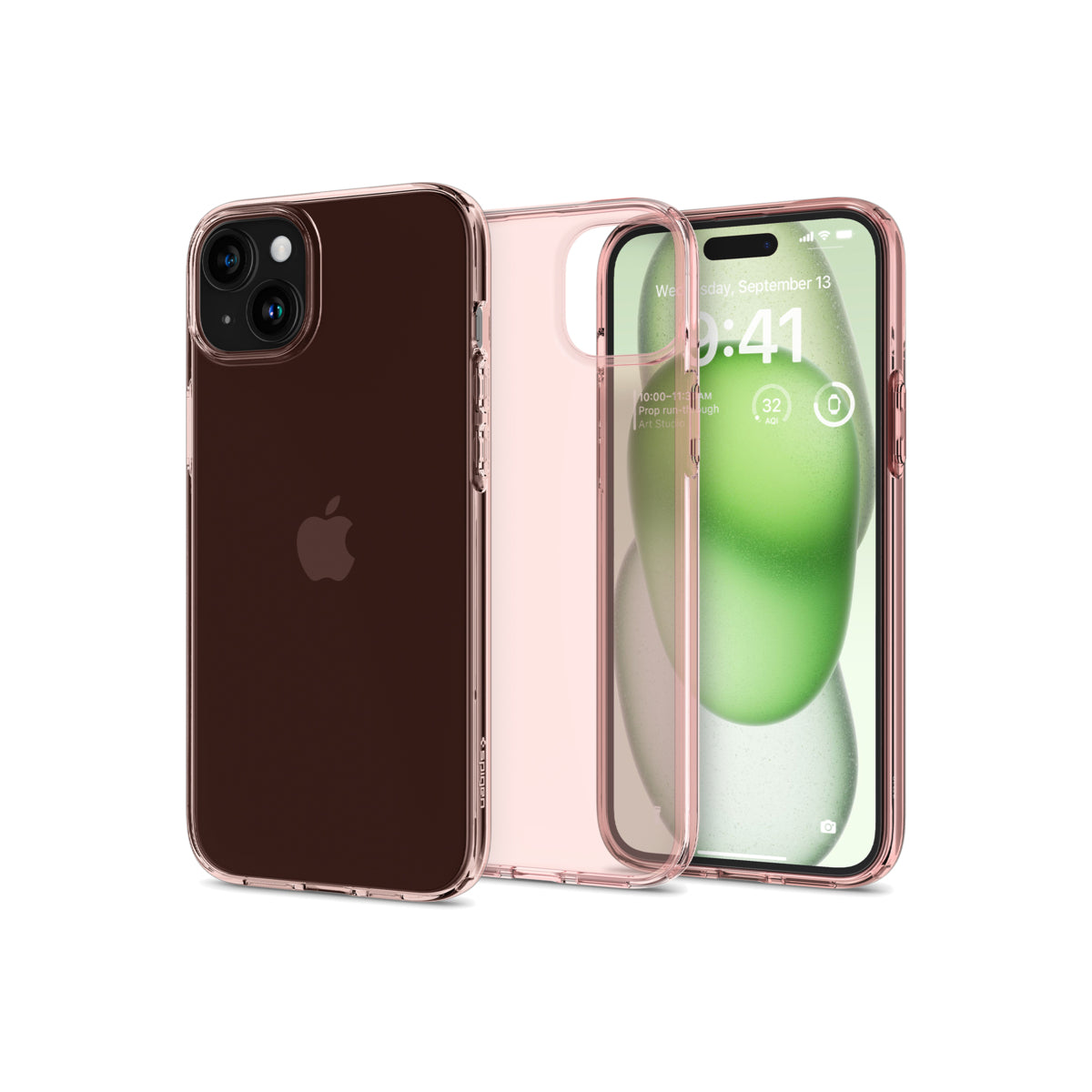 Kryt pro iPhone 15 Plus Spigen Crystal Flex - růžový - iSTYLE CZ