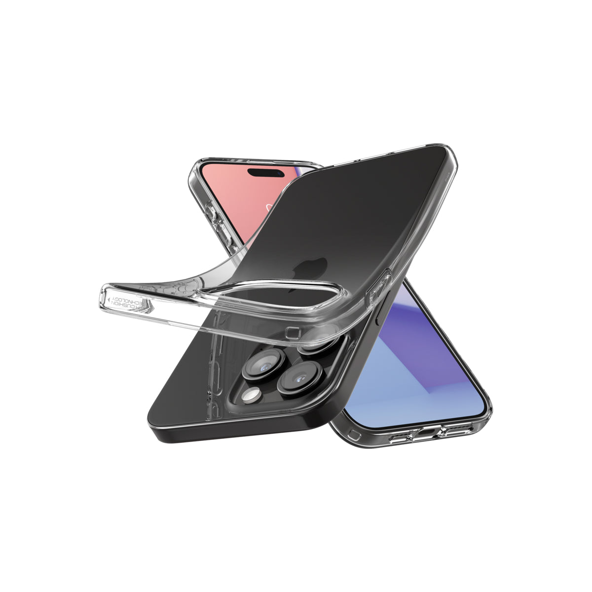 Kryt pro iPhone 15 Pro Spigen Crystal Flex - černý - iSTYLE CZ