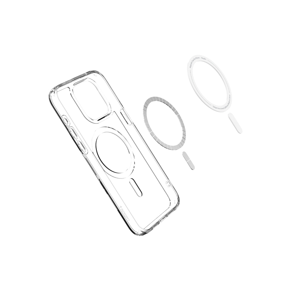 Kryt pro iPhone 15 Pro Max Spigen Crystal Hybrid MagSafe - bílý - iSTYLE CZ