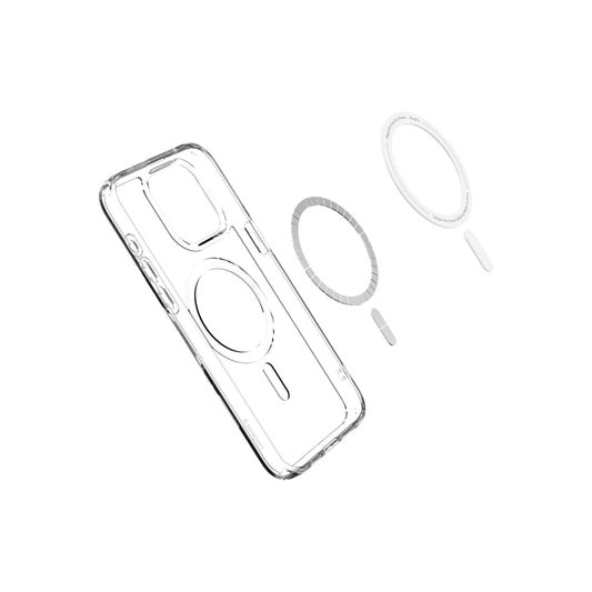 Kryt pro iPhone 15 Pro Spigen Crystal Hybrid MagSafe - bílý - iSTYLE CZ