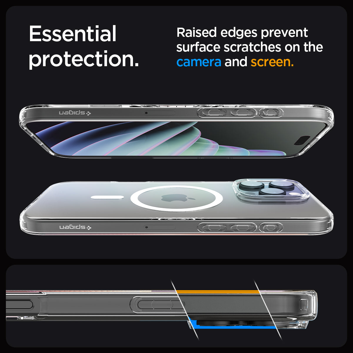 Kryt pro iPhone 16 Pro Spigen Crystal Flex MagSafe - průhledný - iSTYLE CZ