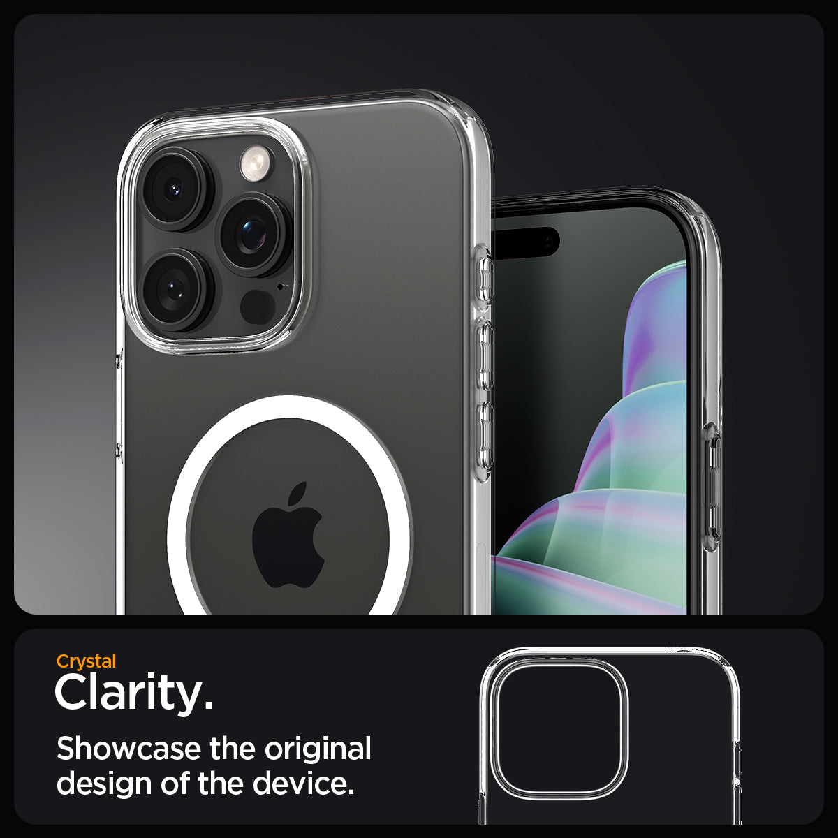 Kryt pro iPhone 16 Pro Spigen Crystal Flex MagSafe - průhledný - iSTYLE CZ