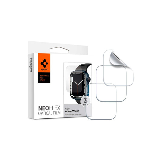 Sada ochranných fólií na Apple Watch 45 mm Spigen Film Neo Flex - iSTYLE CZ