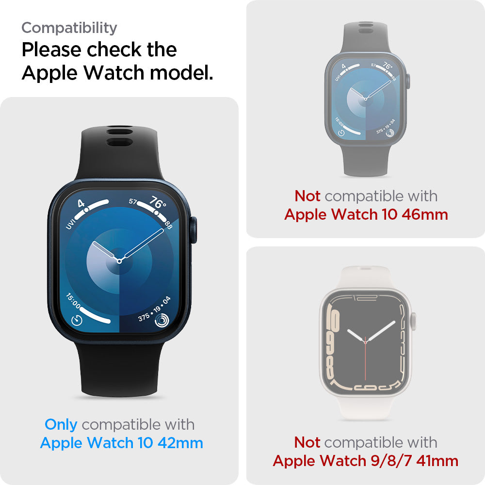 Ochranná fólie pro Apple Watch 42mm Spigen Eliteshield EZ Fit 2 ks - iSTYLE CZ
