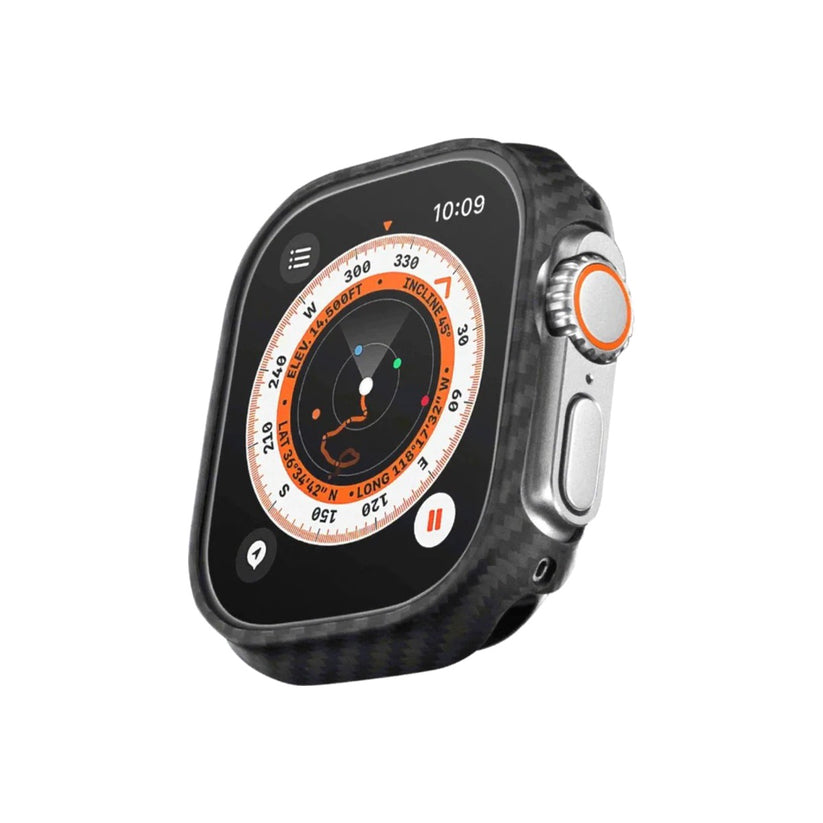 Ultra tenký kryt pro Apple Watch Ultra Pitaka Air - černý - iSTYLE CZ