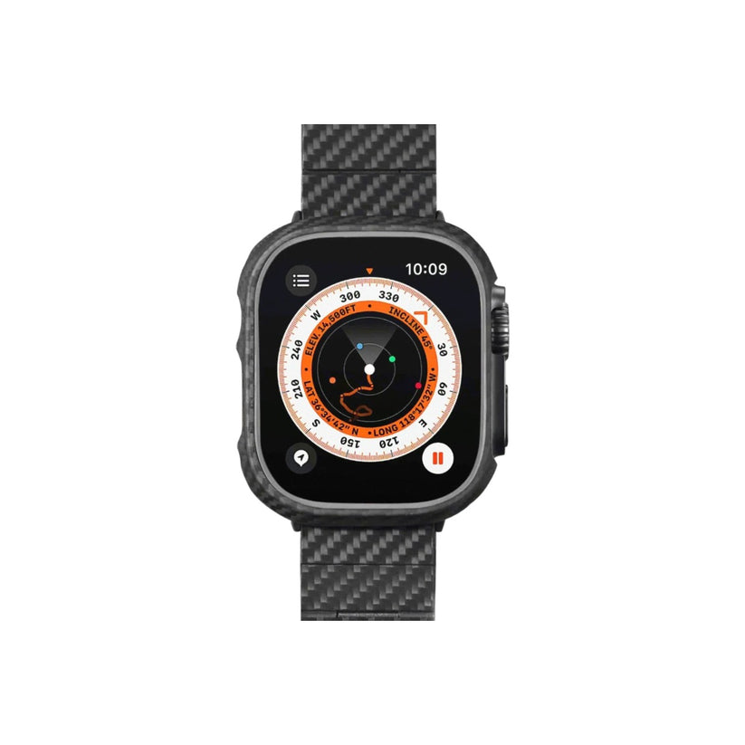 Ultra tenký kryt pro Apple Watch Ultra Pitaka Air - černý - iSTYLE CZ