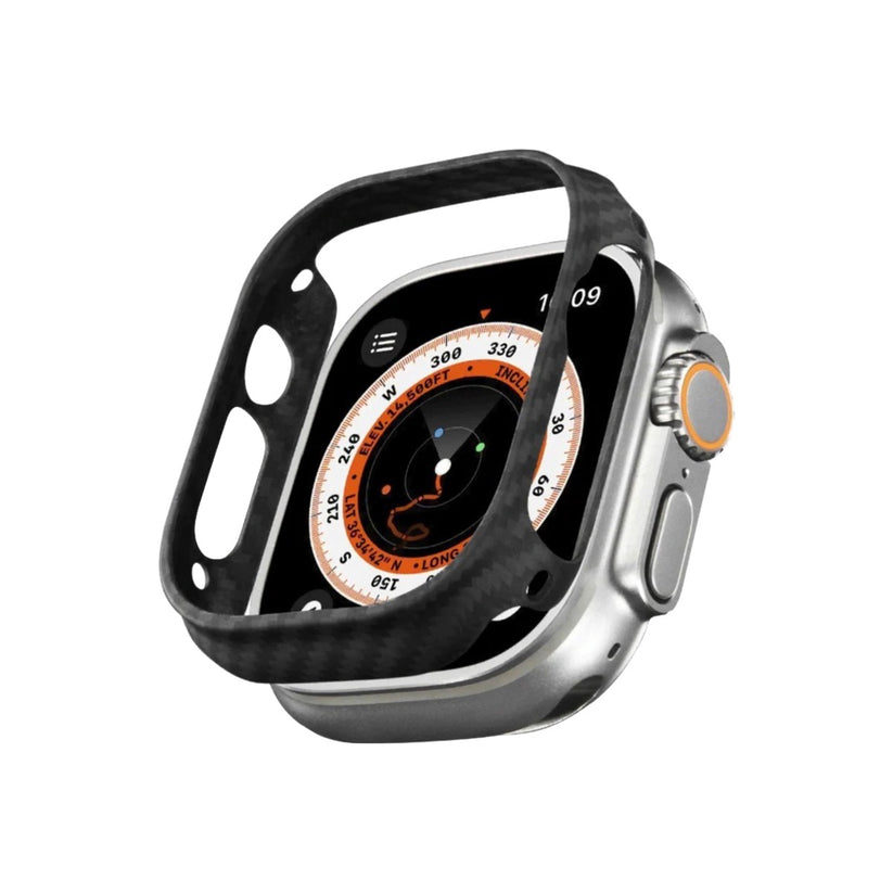 Ultra tenký kryt pro Apple Watch Ultra Pitaka Air - černý - iSTYLE CZ