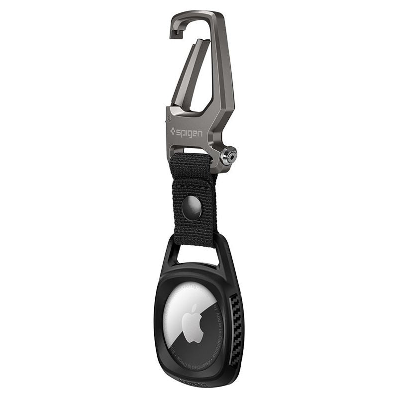Pouzdro na AirTag Spigen Rugged Armor - černé - iSTYLE CZ