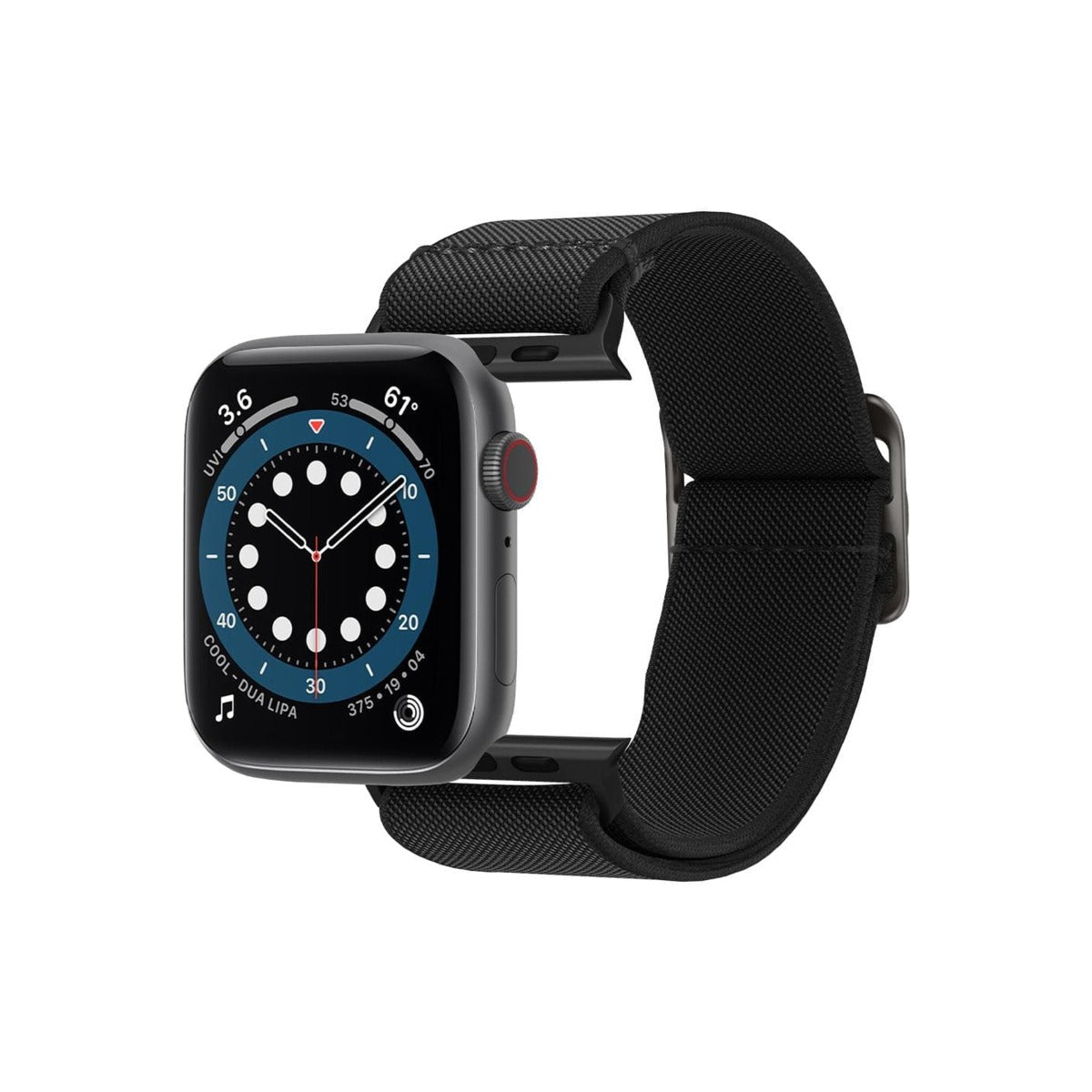 Řemínek pro Apple Watch 42/44/45/49mm Spigen Lite Fit - černý - iSTYLE CZ