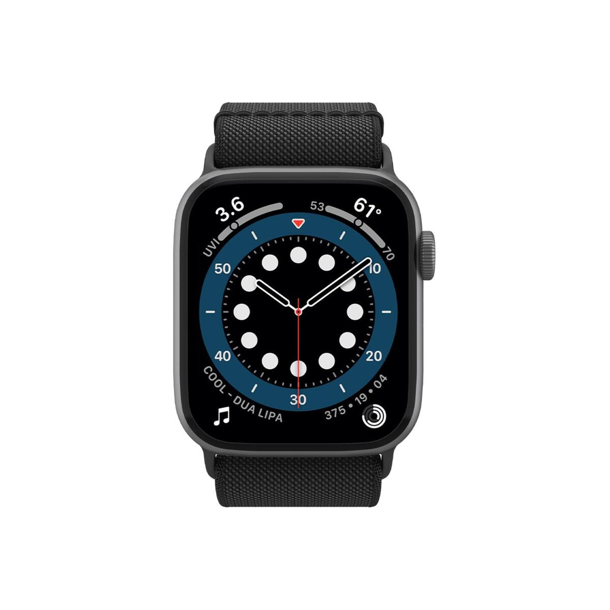 Řemínek pro Apple Watch 42/44/45/49mm Spigen Lite Fit - černý - iSTYLE CZ