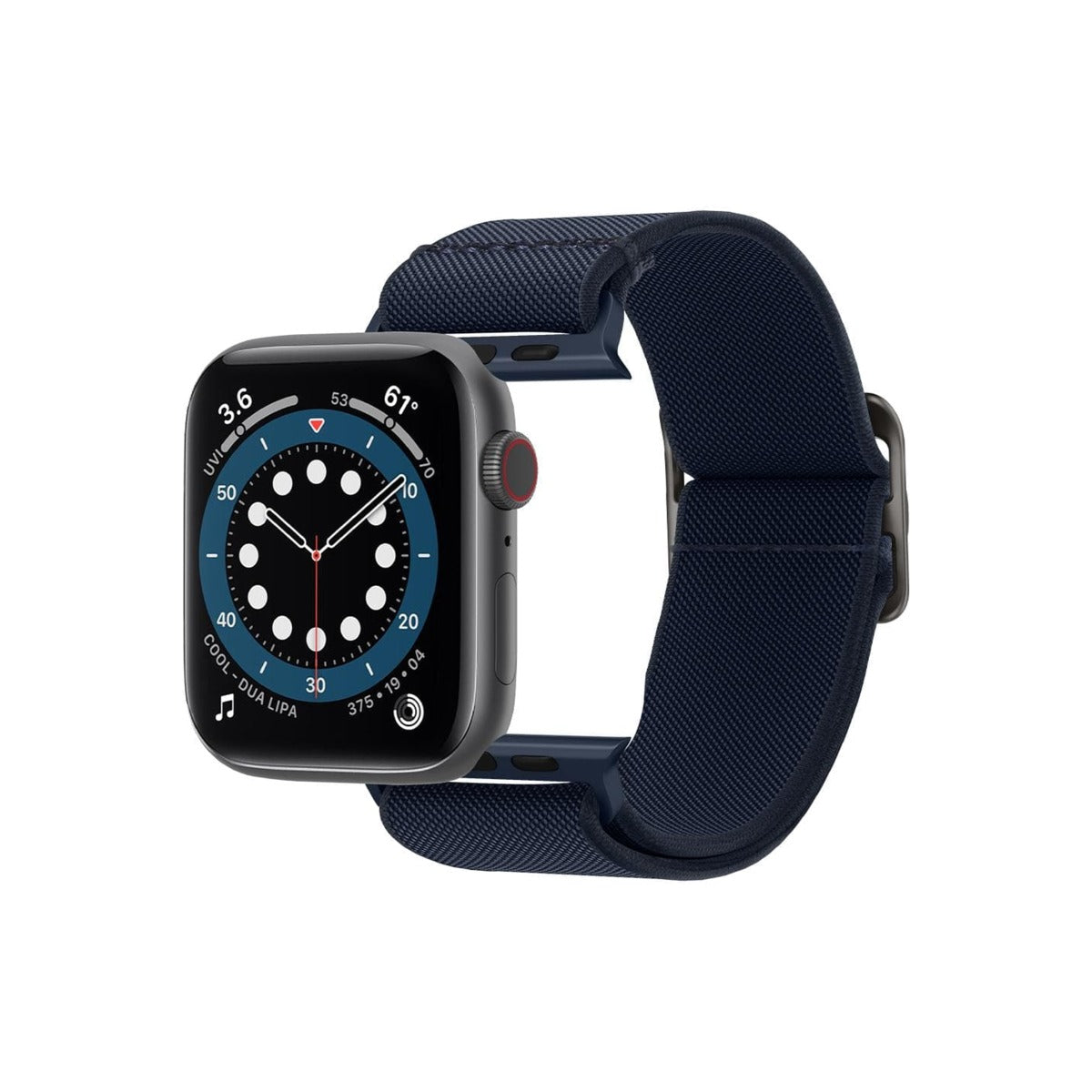 Řemínek pro Apple Watch 42/44/45/49mm Spigen Lite Fit - modrý - iSTYLE CZ