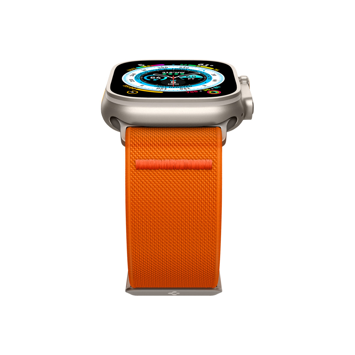 Řemínek pro Apple Watch 42/44/45/49mm Spigen Lite Fit Ultra - oranžový - iSTYLE CZ