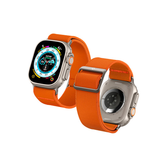 Řemínek pro Apple Watch 42/44/45/49mm Spigen Lite Fit Ultra - oranžový - iSTYLE CZ