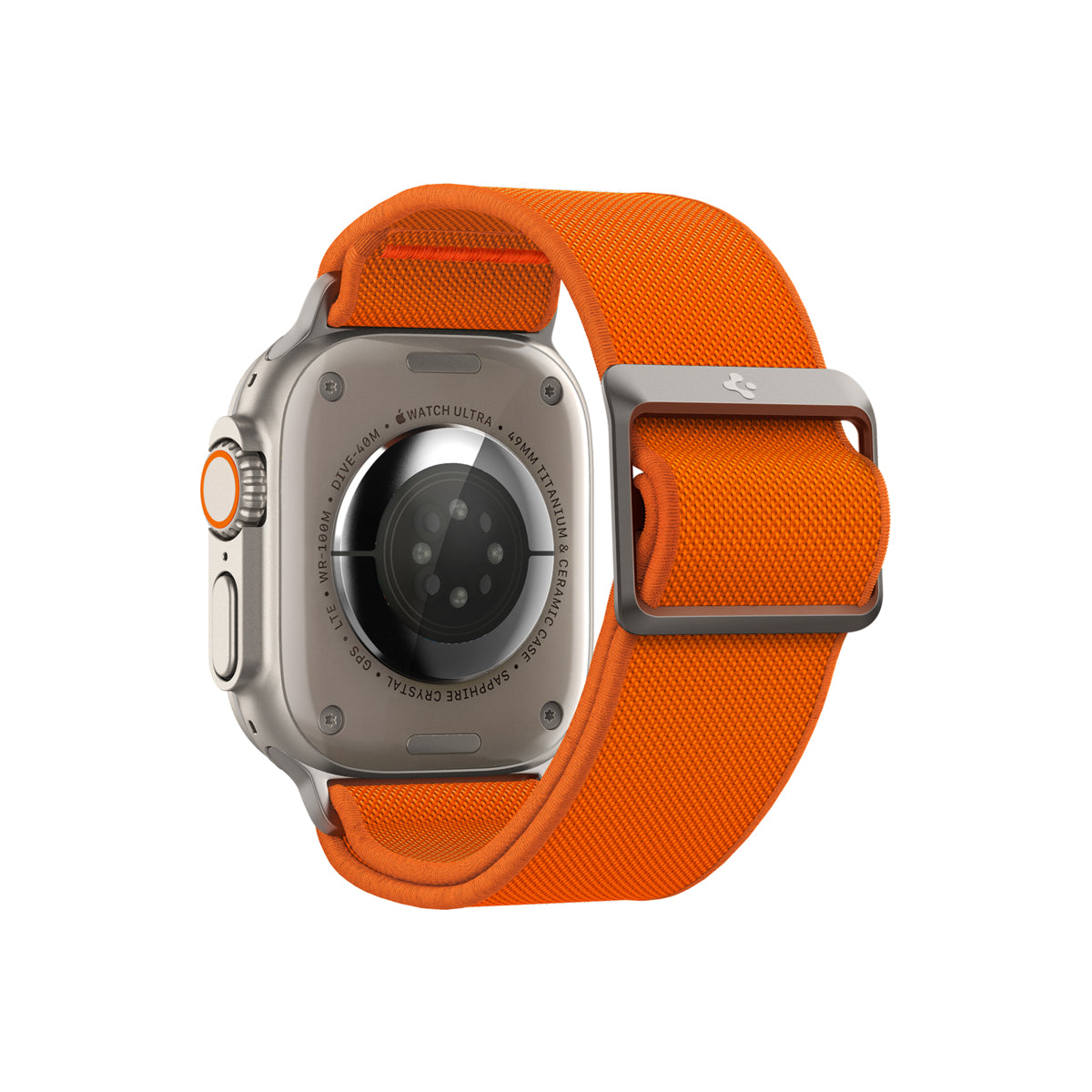 Řemínek pro Apple Watch 42/44/45/49mm Spigen Lite Fit Ultra - oranžový - iSTYLE CZ