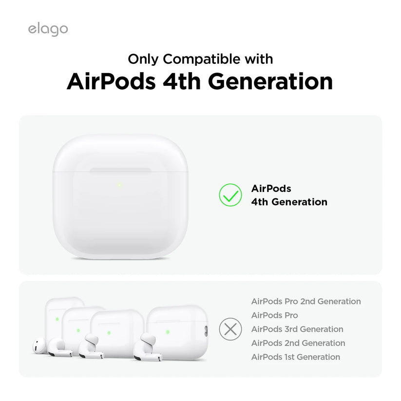 Závěsné pouzdro pro AirPods 4 Elago Hybrid Hang Case - černé - iSTYLE CZ