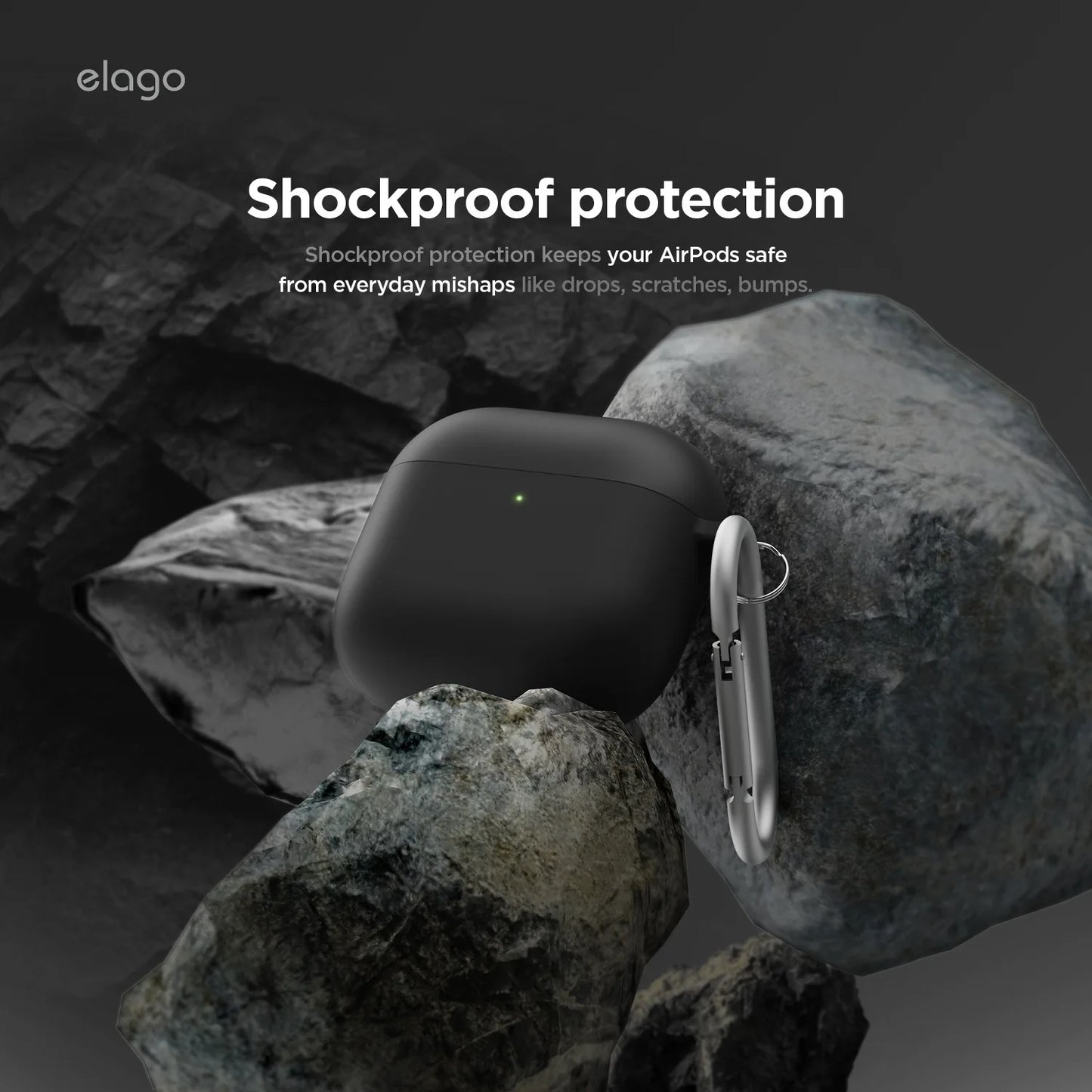 Závěsné pouzdro pro AirPods 4 Elago Hybrid Hang Case - šedé - iSTYLE CZ