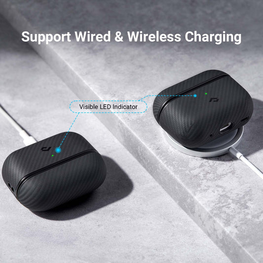 Kryt na AirPods Pro Pitaka MagEZ 2 - černý - iSTYLE CZ