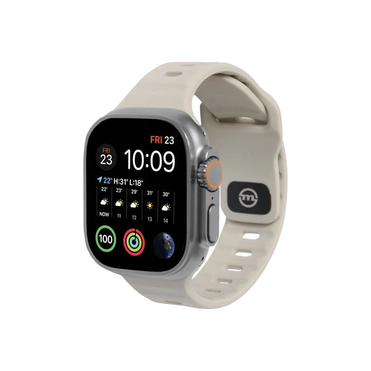 Řemínek pro Apple Watch 42/44/45/49 mm Mobile Origin Strap - pískově hnědý - iSTYLE CZ