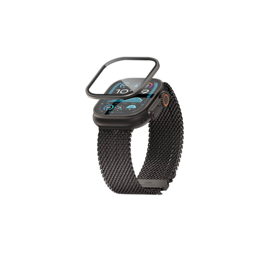 Ochranná sada pro Apple Watch Ultra 1/2/3 Blueo Sapphire - titanově černá