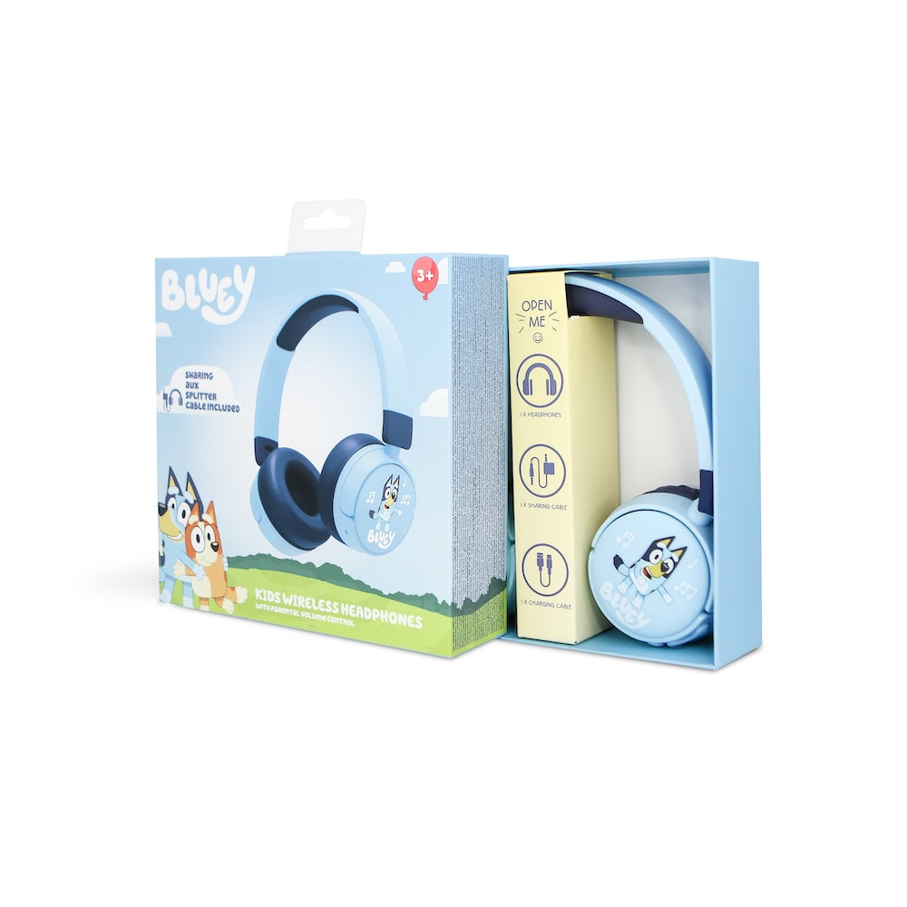 Dětská bezdrátová sluchátka OTL Bluey Kids - modrá - iSTYLE CZ