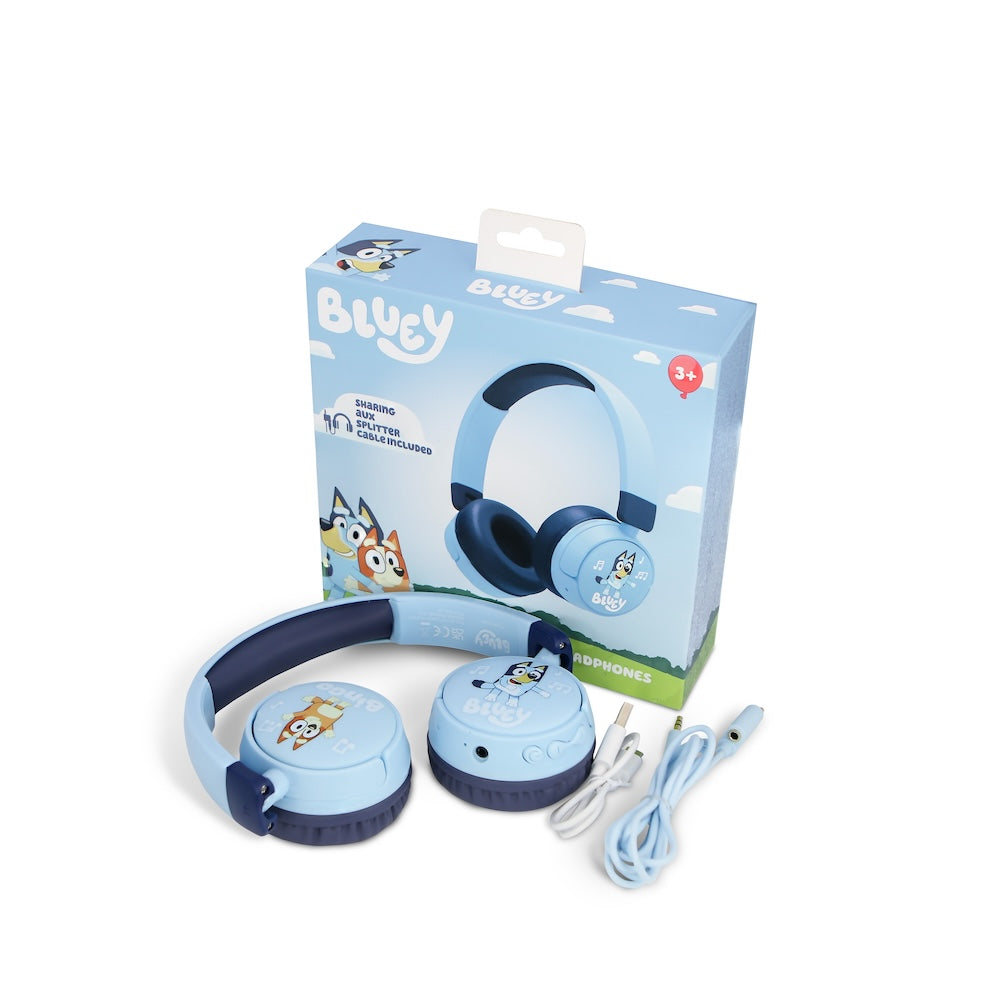 Dětská bezdrátová sluchátka OTL Bluey Kids - modrá - iSTYLE CZ