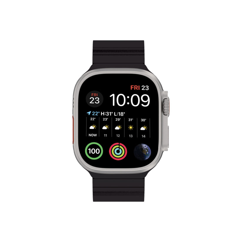 Titanový řemínek pro Apple Watch Ultra Mobile Origin Titanium - černý - iSTYLE CZ