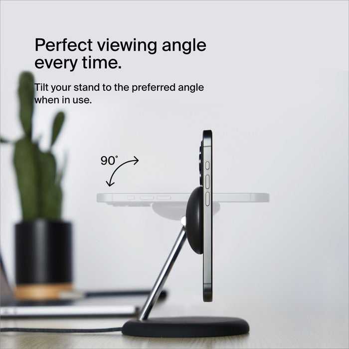 MagSafe bezdrátový nabíjecí stojan Belkin BoostCharge Pro 3in1 s Qi2 - černý - iSTYLE CZ