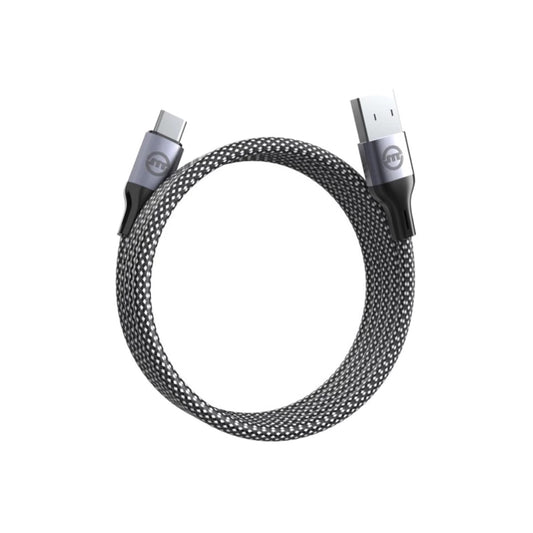 Magnetický kabel USB-A na USB-C Mobile Origin 1m - černý - iSTYLE CZ