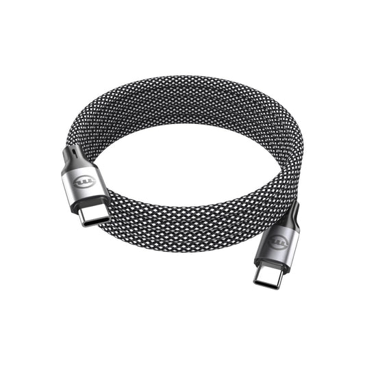 Magnetický kabel USB-C na USB-C Mobile Origin 1m - černý - iSTYLE CZ
