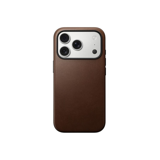 Kryt pro iPhone 17 Pro Nomad Modern Leather Case - hnědý