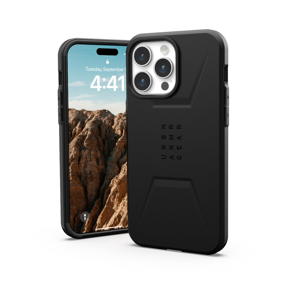 Kryt pro iPhone 15 Pro Max UAG Civilian MagSafe - černý - iSTYLE CZ