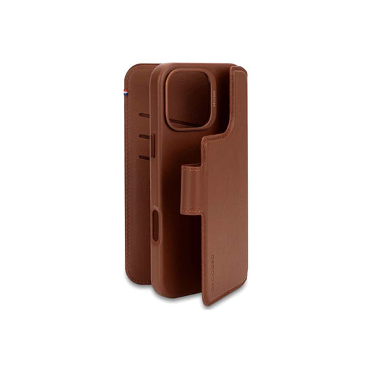 Kožená odnímatelná peněženka Decoded pro iPhone 16 Pro Max - béžová - iSTYLE CZ