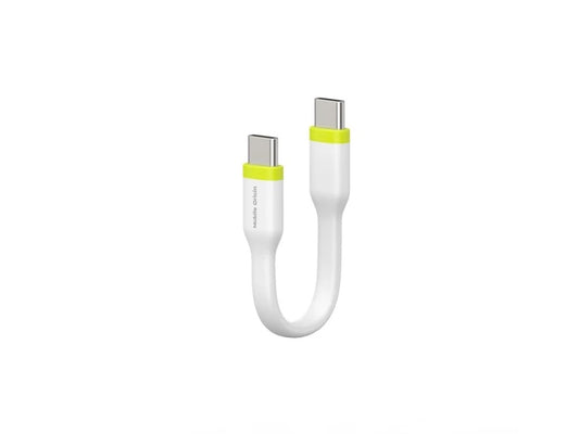 Kabel 60W Mobile Origin Compact USB-C / USB-C 10cm - bílý - iSTYLE CZ