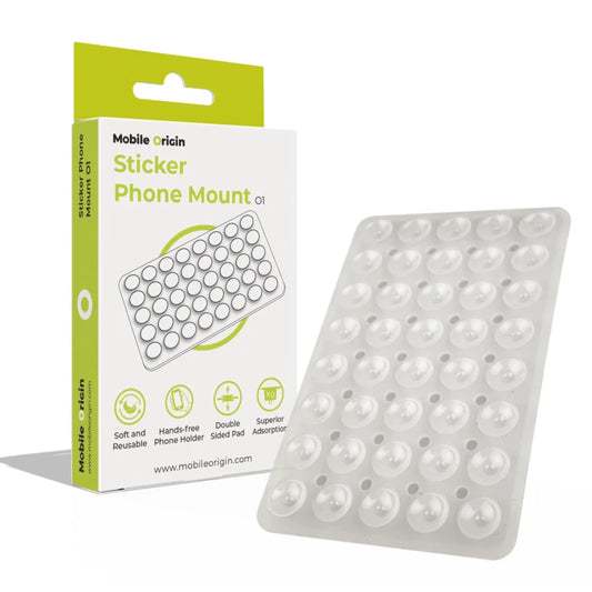 Držák telefonu Sticker Phone Mount O1 Mobile Origin – průhledný