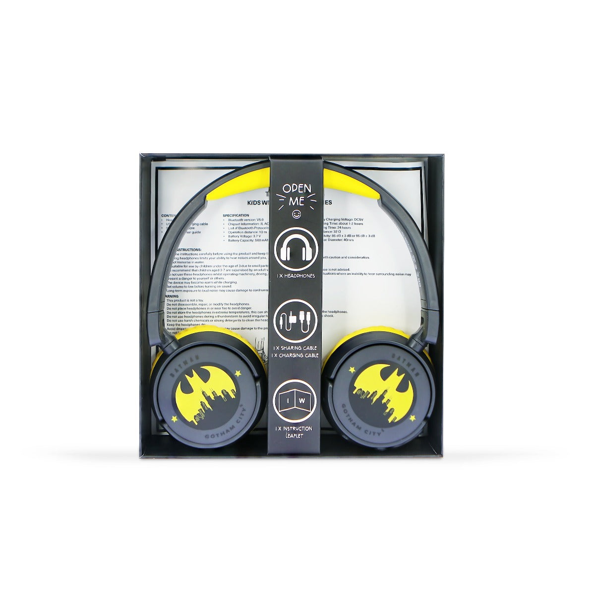 Dětská bezdrátová sluchátka OTL Batman Gotham City - iSTYLE CZ