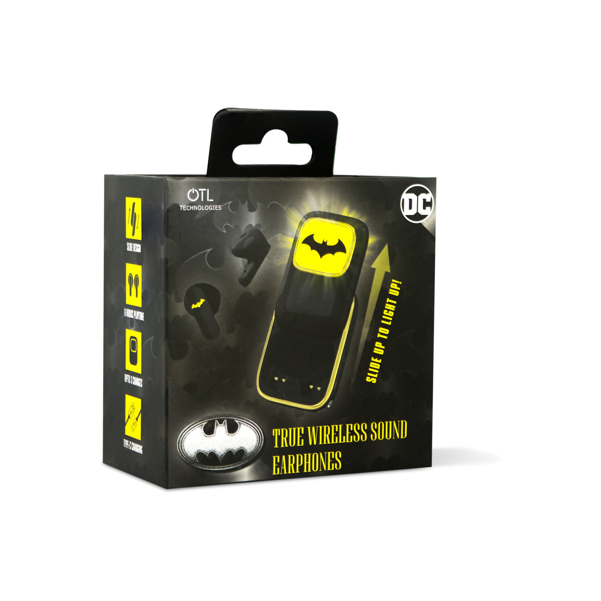 Dětská bezdrátová sluchátka OTL TWS Slide Batman Darknight - iSTYLE CZ