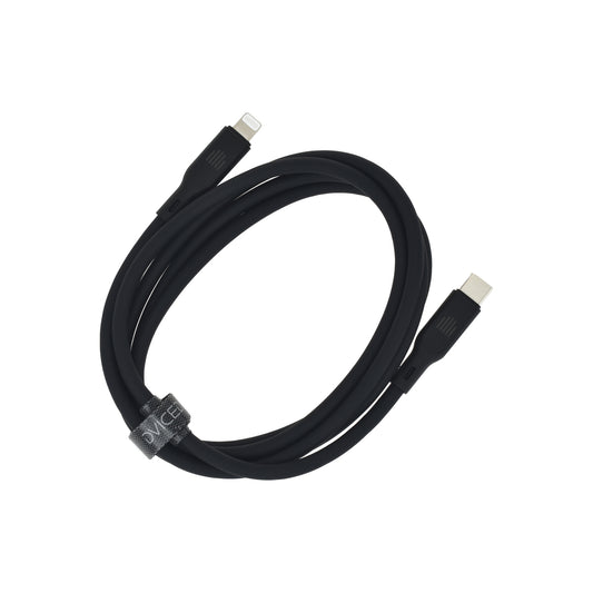 Kabel USB-C / Lightning Dviced 1,25 m – černý - iSTYLE CZ