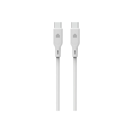 Kabel USB-C / USB-C Dviced 1,25 m – bílý - iSTYLE CZ