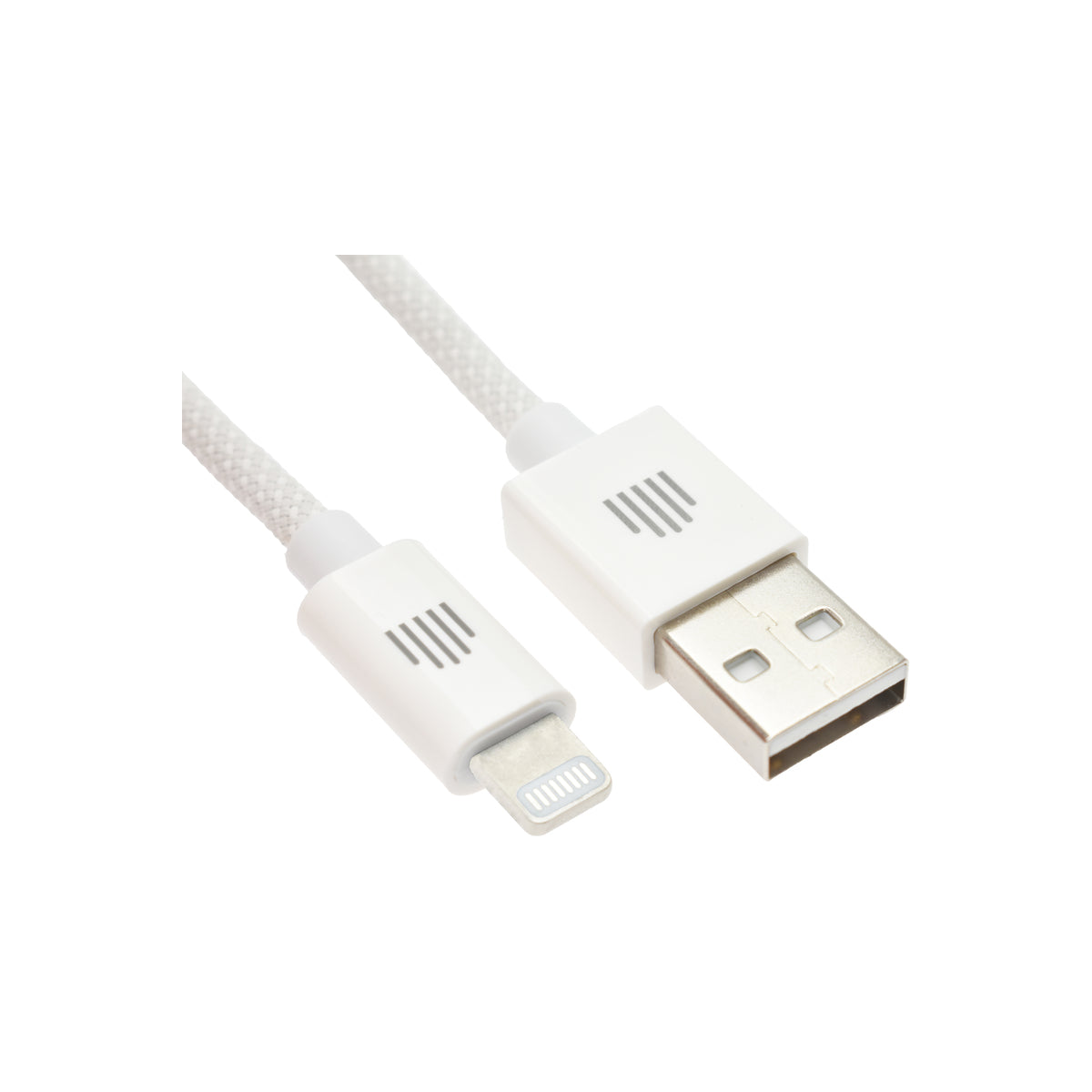 Pletený kabel USB-A / Lightning Dviced 1,25 m – bílý - iSTYLE CZ
