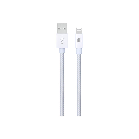 Pletený kabel USB-A / Lightning Dviced 1,25 m – bílý - iSTYLE CZ