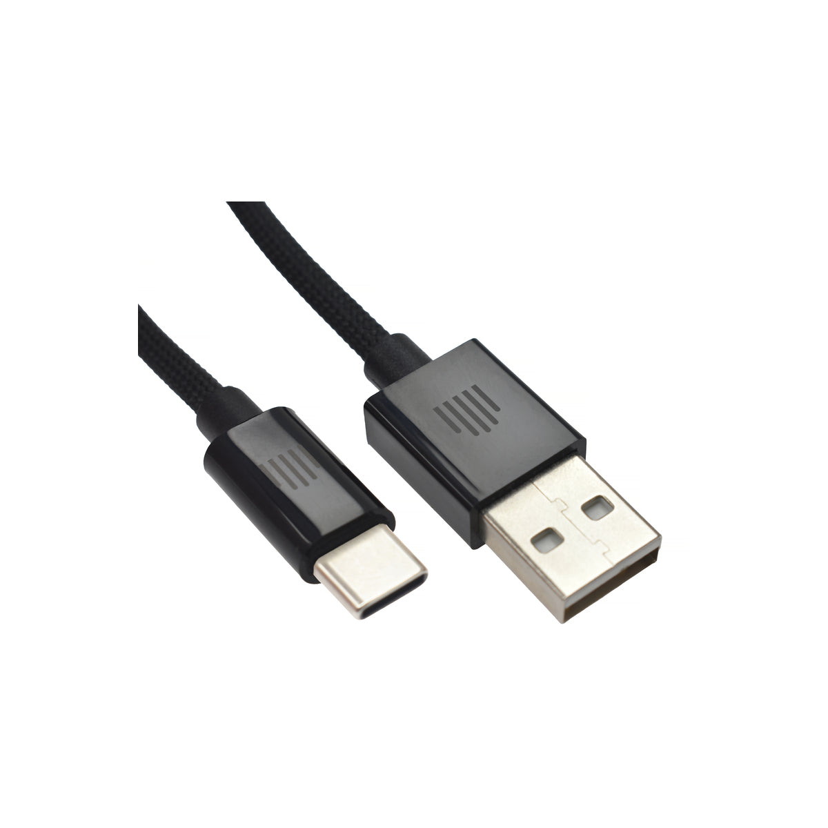 Pletený kabel USB-A / USB-C Dviced 1,25 m – černý - iSTYLE CZ