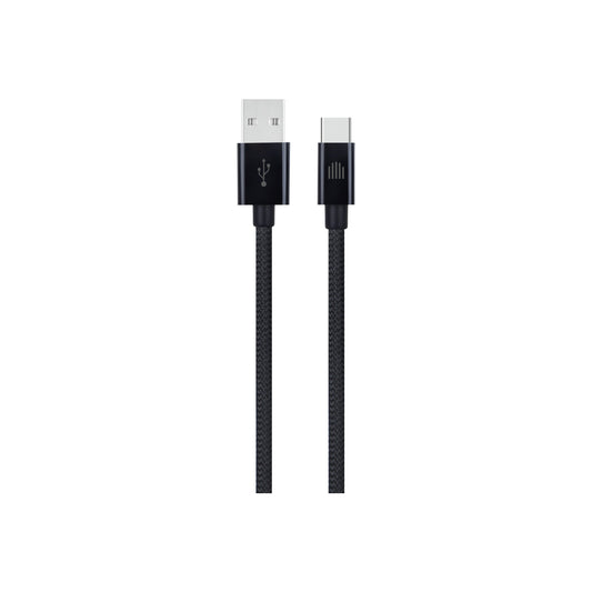Pletený kabel USB-A / USB-C Dviced 1,25 m – černý - iSTYLE CZ
