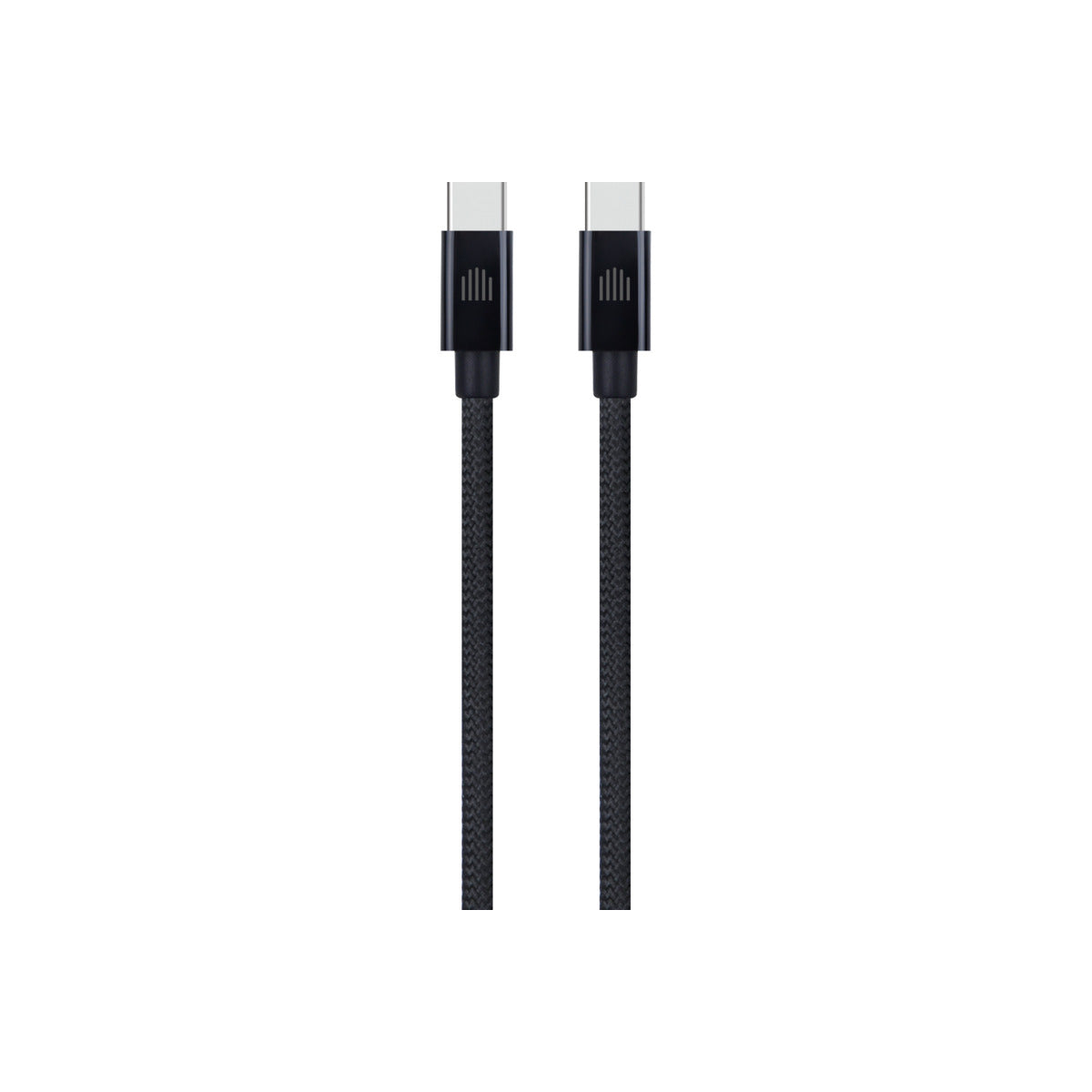 Pletený kabel USB-C / USB-C Dviced 0,25 m – černý - iSTYLE CZ