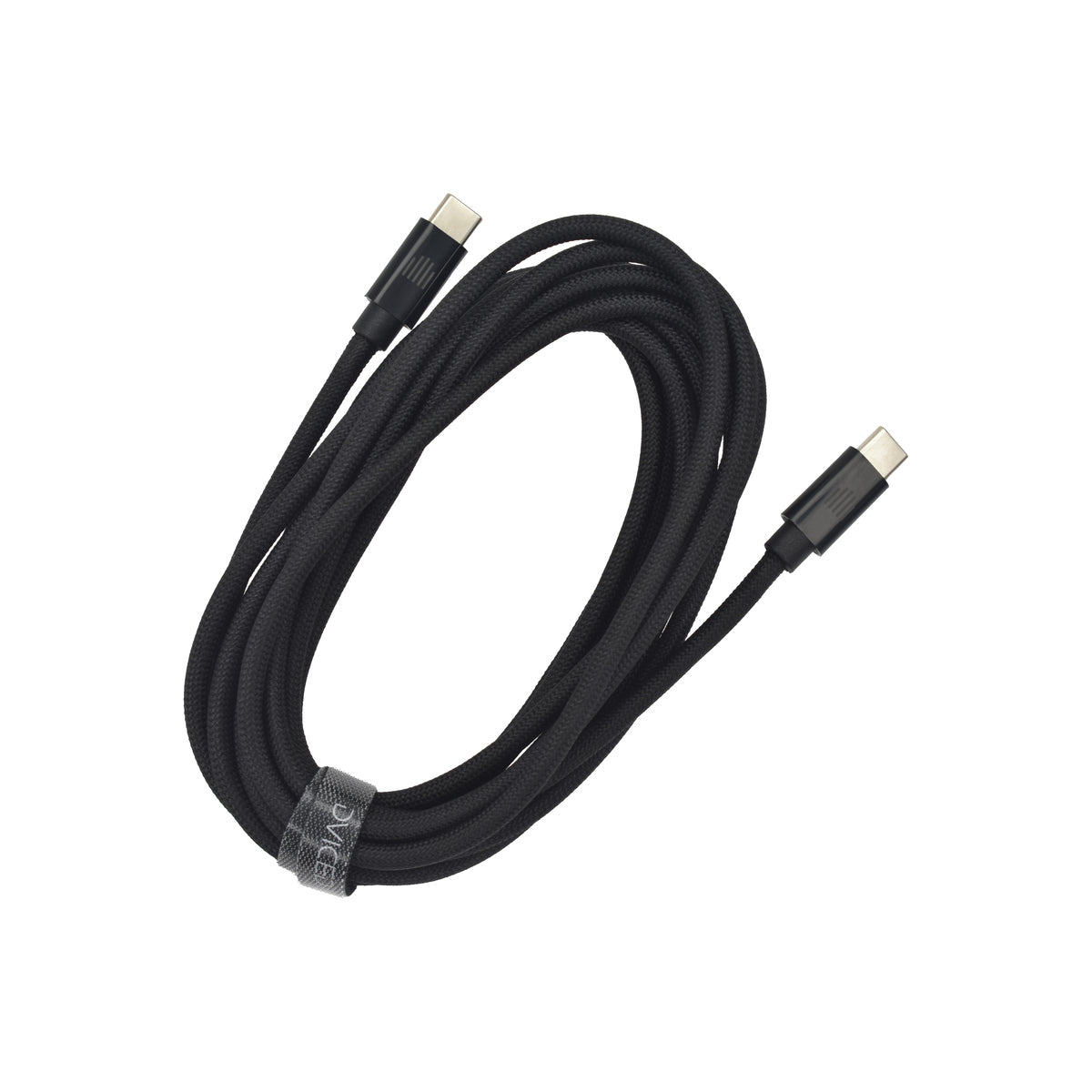 Pletený kabel USB-C / USB-C Dviced 3 m – černý - iSTYLE CZ