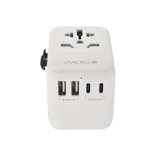 Cestovní adaptér 28W Dviced Universal – bílý - iSTYLE CZ