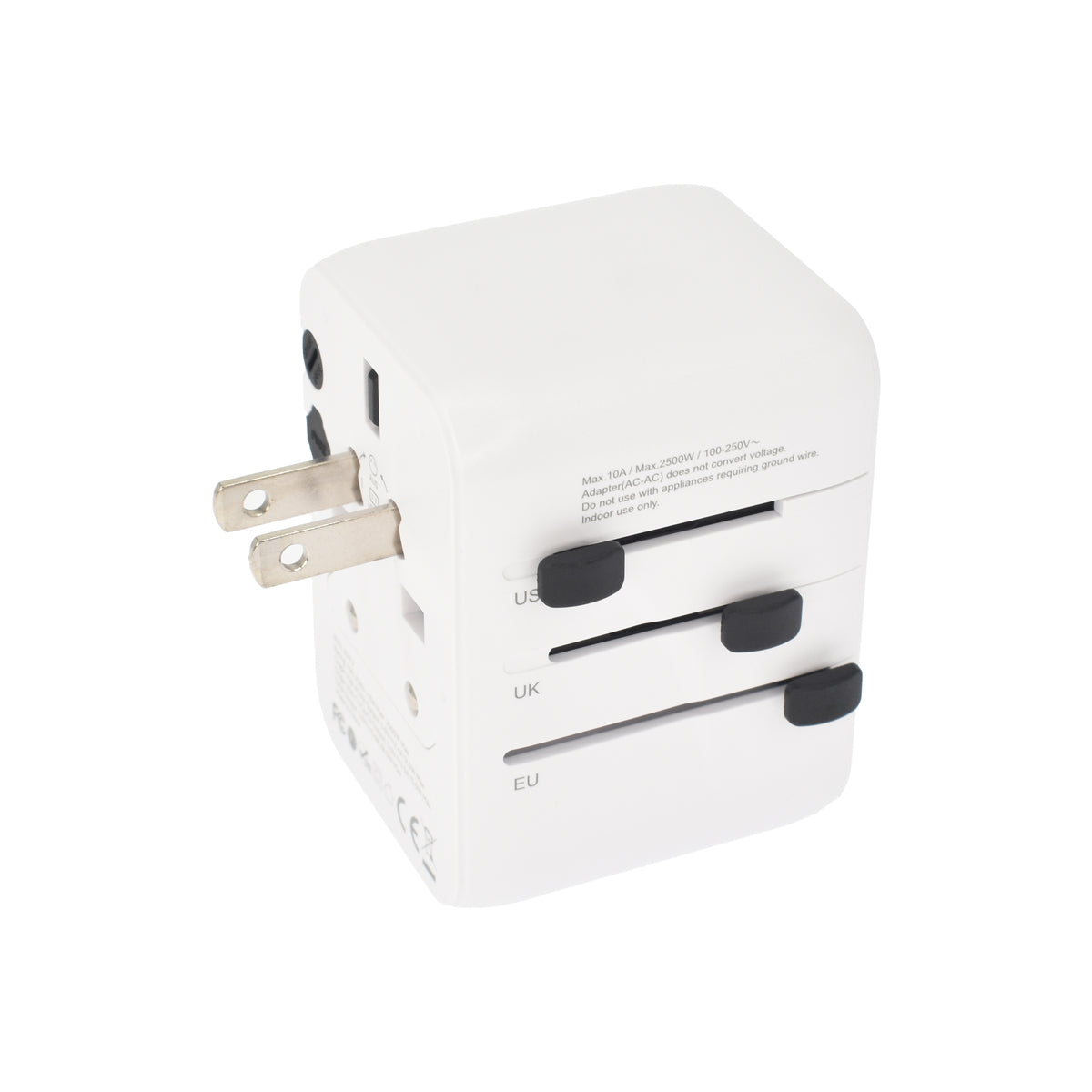 Cestovní adaptér 28W Dviced Universal – bílý - iSTYLE CZ