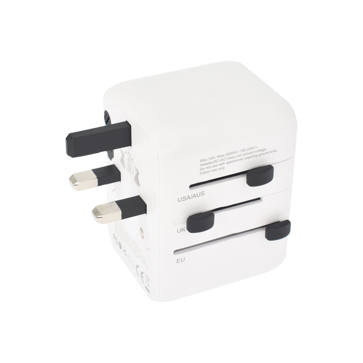 Cestovní adaptér 28W Dviced Universal – bílý - iSTYLE CZ