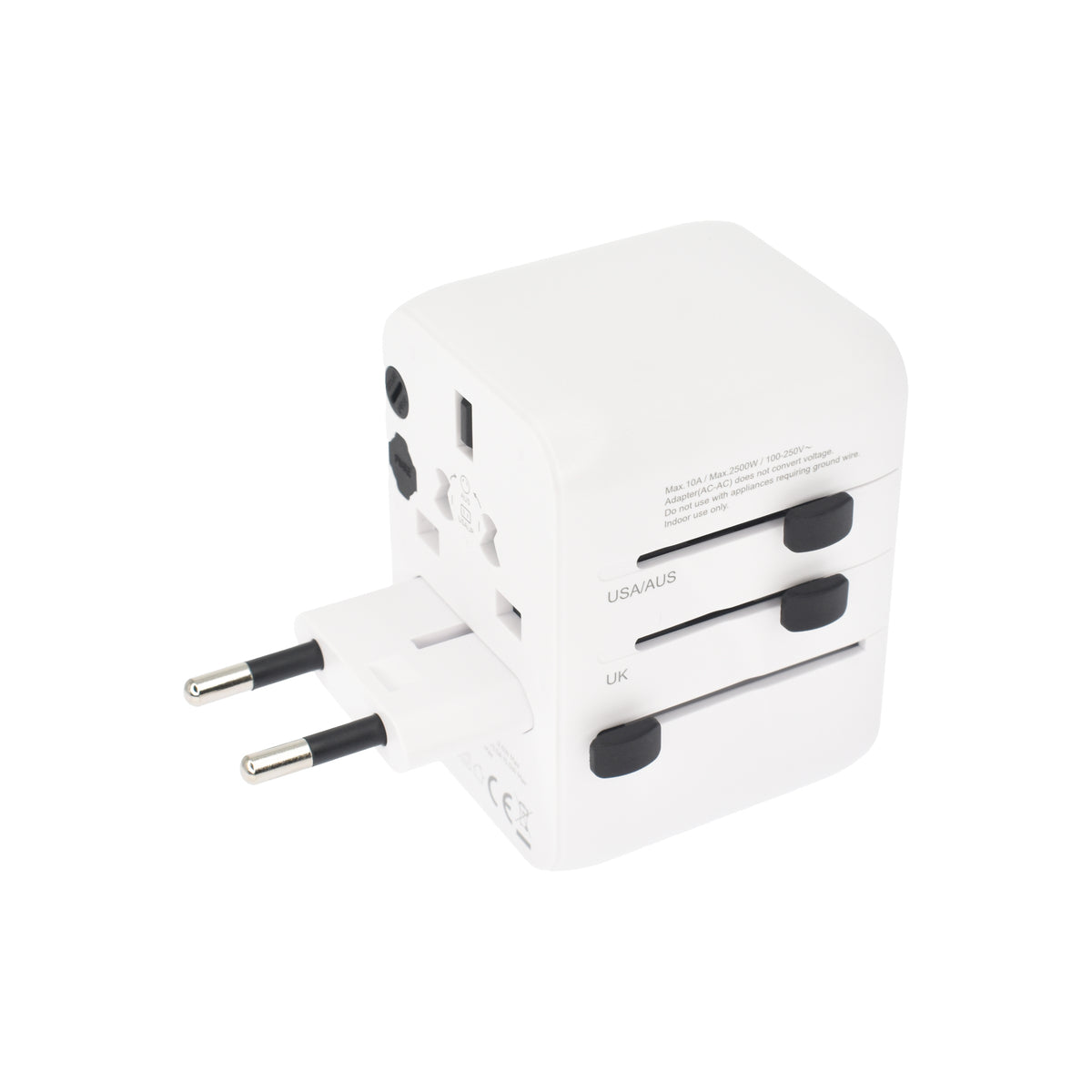 Cestovní adaptér 28W Dviced Universal – bílý - iSTYLE CZ